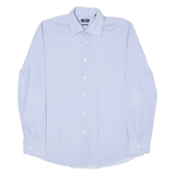 BOSS Slim Fit Mens Shirt Blue Long Sleeve L