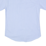 FAITH LACE Mens Plain Shirt Blue L