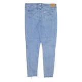 LEVI'S 720 High Rise Skinny Big E Womens Jeans Blue Regular Straight W31 L28