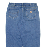 CARHARTT Mens Jeans Blue Regular Straight W38 L25