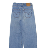 LEVI'S Ribcage Straight Big E Womens Jeans Blue Straight W22 L27