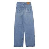 LEVI'S Ribcage Straight Big E Womens Jeans Blue Straight W22 L27