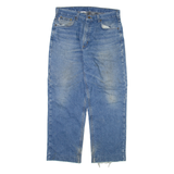 CARHARTT Blanket Lined Mens Jeans Blue Regular Straight W34 L28