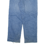 CARHARTT Blanket Lined Mens Jeans Blue Regular Straight W34 L28
