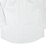 Womens Shirt White 90s Striped Long Sleeve M