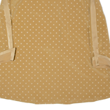 TH BRAUN Womens Shirt Beige 90s Polka Dot Long Sleeve L