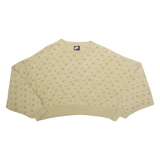 NIKE Cropped Womens Sweatshirt Beige M