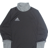 ADIDAS Training Mens Sweatshirt Black High Neck XS