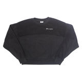CHAMPION Cropped Womens Sweatshirt Black L