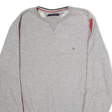 TOMMY HILFIGER Mens Sweatshirt Grey Crew Neck M