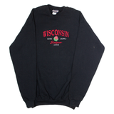 NCC APPAREL Wisconsin Badgers Rose Bowl 2000 Mens Sweatshirt Black USA L
