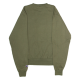 CHAMPION Santa Clara University Mens Sweatshirt Green Crew Neck USA S