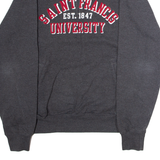 CHAMPION Saint Francis University Mens Sweatshirt Grey 1/4 Zip USA L