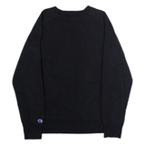 CHAMPION Mens Sweatshirt Black Crew Neck M