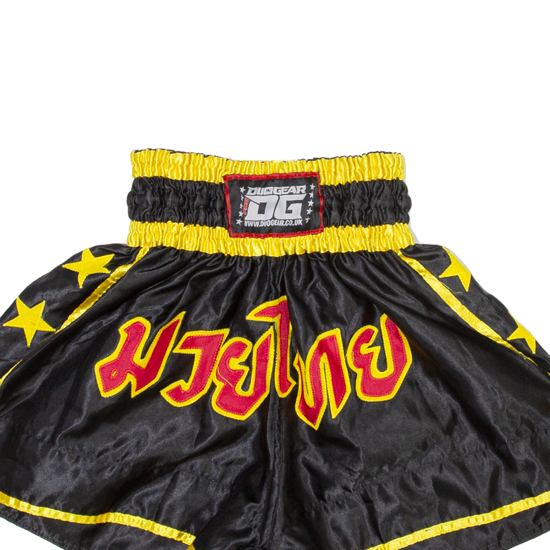 DUO GEAR Boxing Mens Sports Shorts Black S W10
