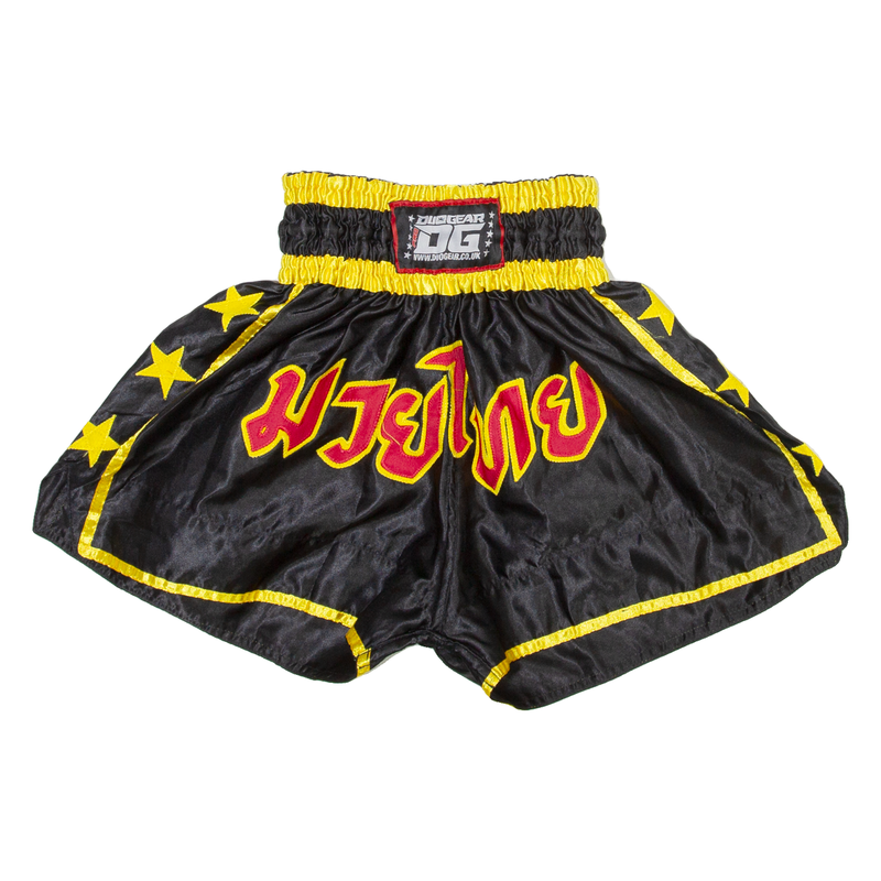 DUO GEAR Boxing Mens Sports Shorts Black S W10