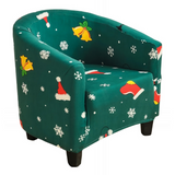 Anyseat Christmas Green Chair Cover – Dustproof Tub Slipcover for Home Décor