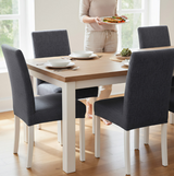 Anyseat Dark Grey Plain Design Chair Cover – Elastic Slipcover with Anti‑Dirt Protection for Dining Room, Kitchen, Wedding, Hotel, Banquet & Restaurant
