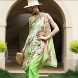 Anyyou 100% Mulberry Silk Avocado Green Scarf Women Luxury Long Shawl – Beach Wear, Swimwear Cover Up, Pashmina Foulard Fashion Accessory