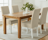 Anyseat Beige Corn Waterproof Chair Cover – Corn Kernel Pattern Stretch Slipcover for Dining Room
