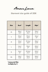 Zoe linen slip dress in Charcoal