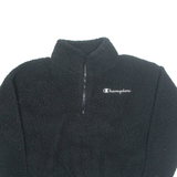 CHAMPION Fleece Womens Pullover Jacket Black S