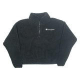 CHAMPION Fleece Womens Pullover Jacket Black S