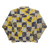 Womens Jacket Grey 90s Crazy Pattern L