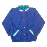 Reversible Mens Track Jacket Blue M