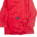 FORECASTER OF BOSTON Womens Coach Jacket Red Nylon S