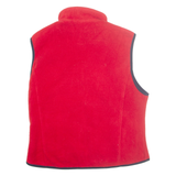 WOOLRICH Womens Fleece Gilet Red L