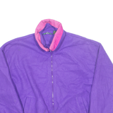 CABIN CREEK Womens Fleece Jacket Purple L