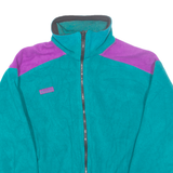 COLUMBIA Womens Fleece Jacket Green L
