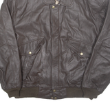 PHASE Mens Lined Jacket Black Leather XL