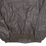 PHASE Mens Lined Jacket Black Leather XL