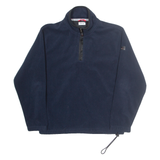 IZOD Fleece Mens Fleece Jacket Blue M