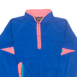 EDDIE BAUER Fleece Mens Pullover Jacket Blue M