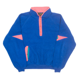 EDDIE BAUER Fleece Mens Pullover Jacket Blue M