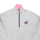 WESTBEACH Fleece Womens Pullover Jacket Grey L