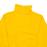 TRADITION Fleece Mens Pullover Jacket Yellow M