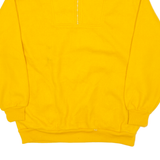 TRADITION Fleece Mens Pullover Jacket Yellow M