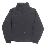 LEVI'S Womens Puffer Coat Black Nylon L