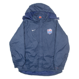 NIKE Ohio Soccer Mens Coat Blue USA Hooded L
