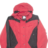 THE NORTH FACE Womens Ski Coat Red Hooded M