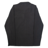 THE NORTH FACE Mens Fleece Black 1/4 Zip Tight Knit M