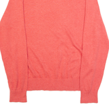TOMMY HILFIGER Mens Jumper Pink Tight Knit L