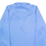 ADIDAS Mens Fleece Blue 1/4 Zip Tight Knit XL