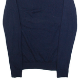 HOBBS LONDON Womens Jumper Blue Tight Knit Wool M
