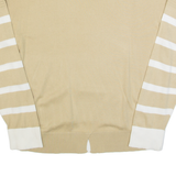 BENETTON Womens Jumper Beige Tight Knit L