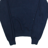 TOMMY HILFIGER Mens Jumper Blue Chunky Knit S